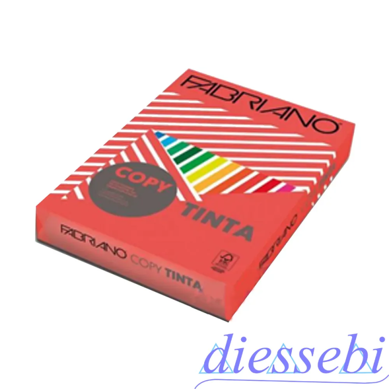 Cartoncino A4 160gr Rosso Fabriano CopyTinta