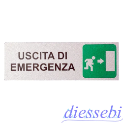Targhetta Uscita di Emergenza