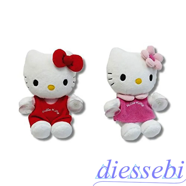 Peluche con Ventosa Hello Kitty (colori rosa o rosso)