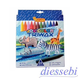Pastelli a Cera 24 Triwax Jovi