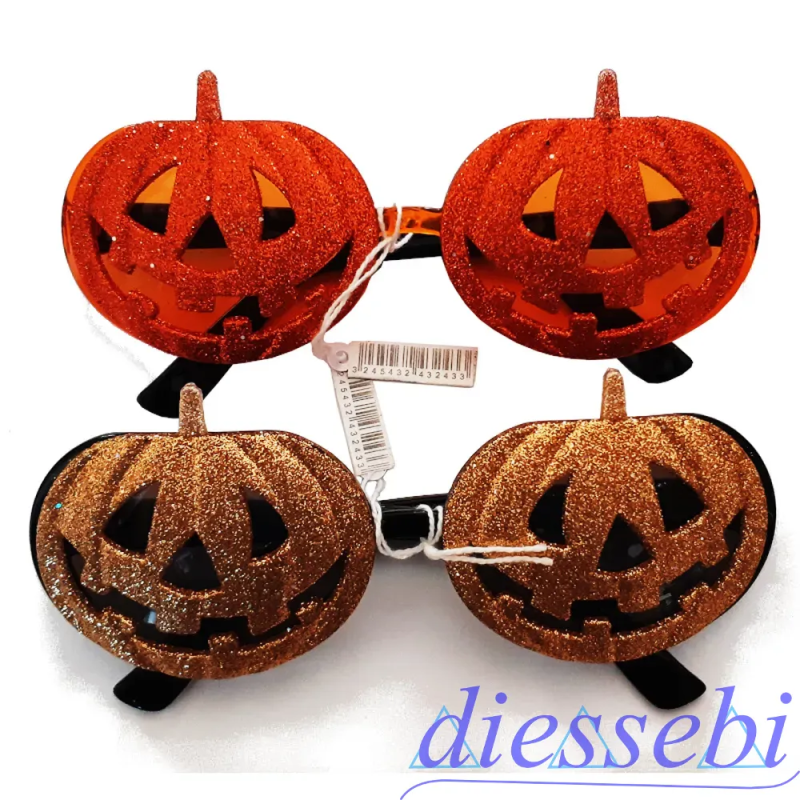 Occhiali Zucca Oro Halloween