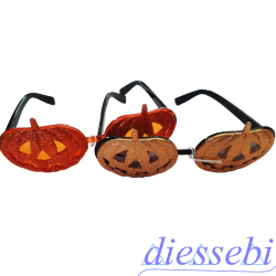 Occhiali Zucca Oro Halloween