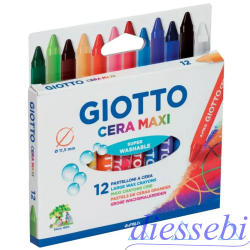 Pastelli a Cera Giotto Maxi 12
