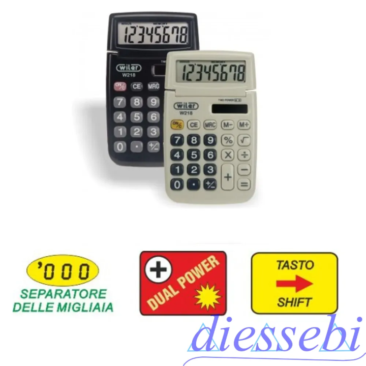Calcolatrice Display Grande W218 Wiler