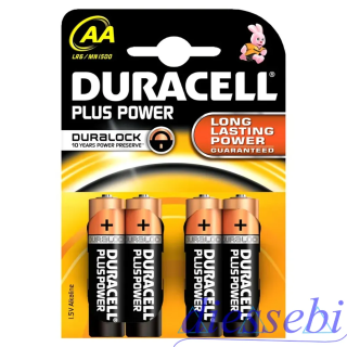 Batteria AA Stilo Duracell Plus
