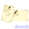 Confezione 10 Cartoncino con Busta avorio