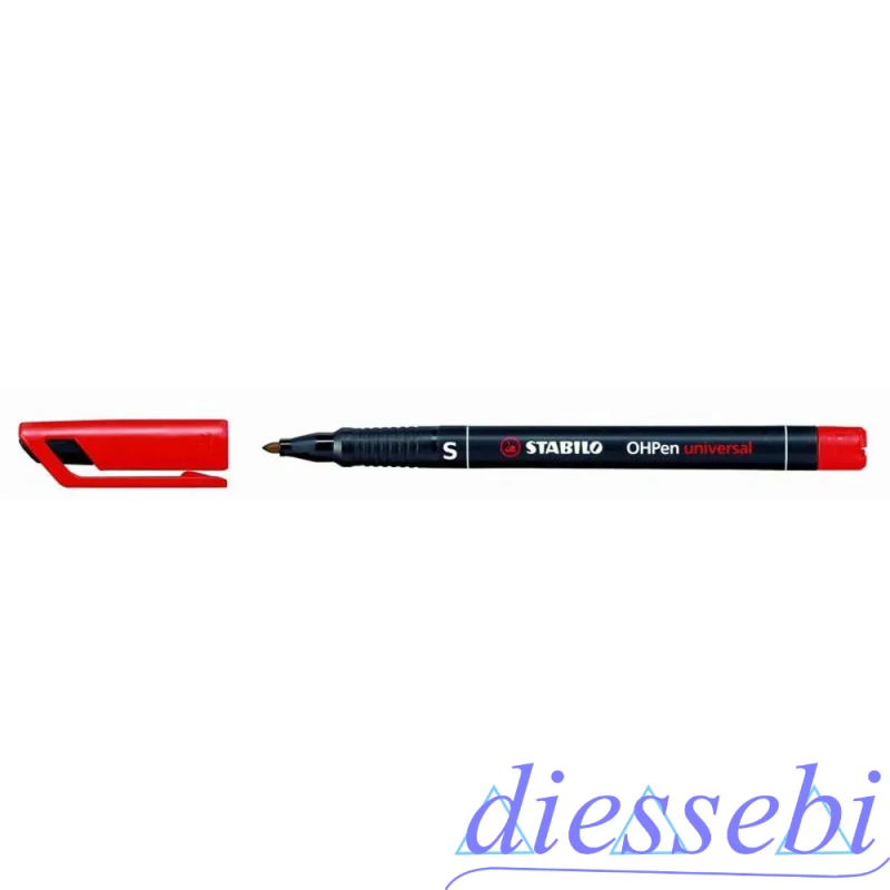 Penna OHP Stabilo S Rosso
