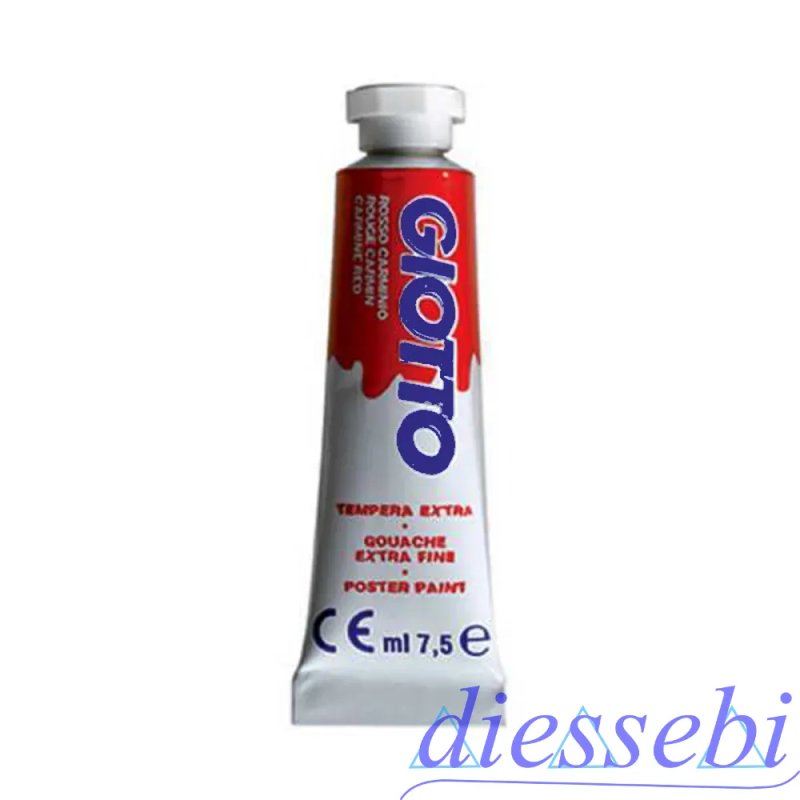 Colore Tempera Rosso Carminio Giotto