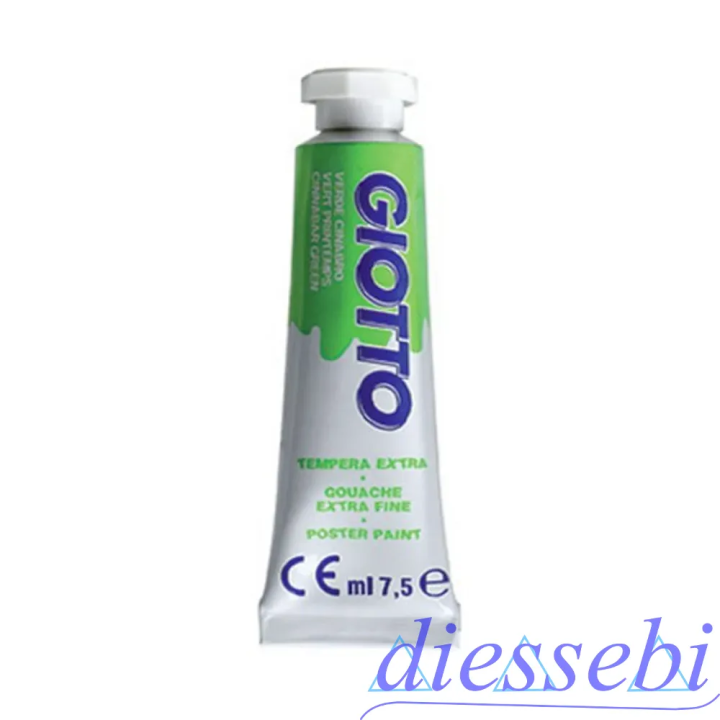 Colore Tempera Verde Cinabro Giotto