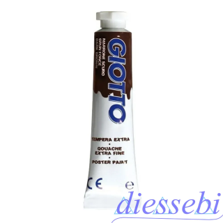 Colore Tempera Marrone Scuro Giotto