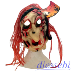 Maschera Horror con Capelli