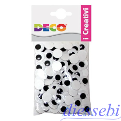 Occhi Mobili Adesivi Tondi 12mm CWR