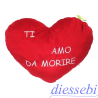 Cuore Dedica Maxi 40cm - Cuore Rosso 40cm Playtime
