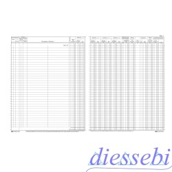 Registro degli Acquisti IVA 22 pag. - Registro Fatture Acquisto Edipro E2116N