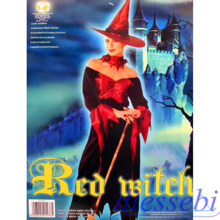 Costume Strega Rossa Adulto
