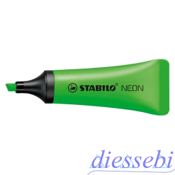 Evidenziatore Stabilo Neon Verde