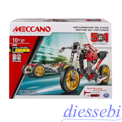 Meccano Moto e Auto 5in1