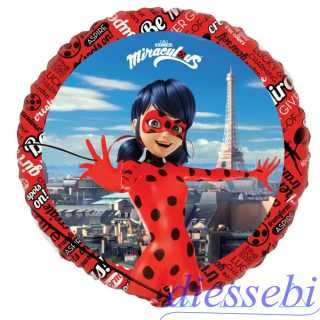 Mylar Ladybug Miraculous 45cm