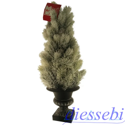 Alberello con Neve Vaso Romance