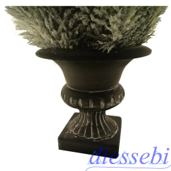 Alberello con Neve Vaso Romance
