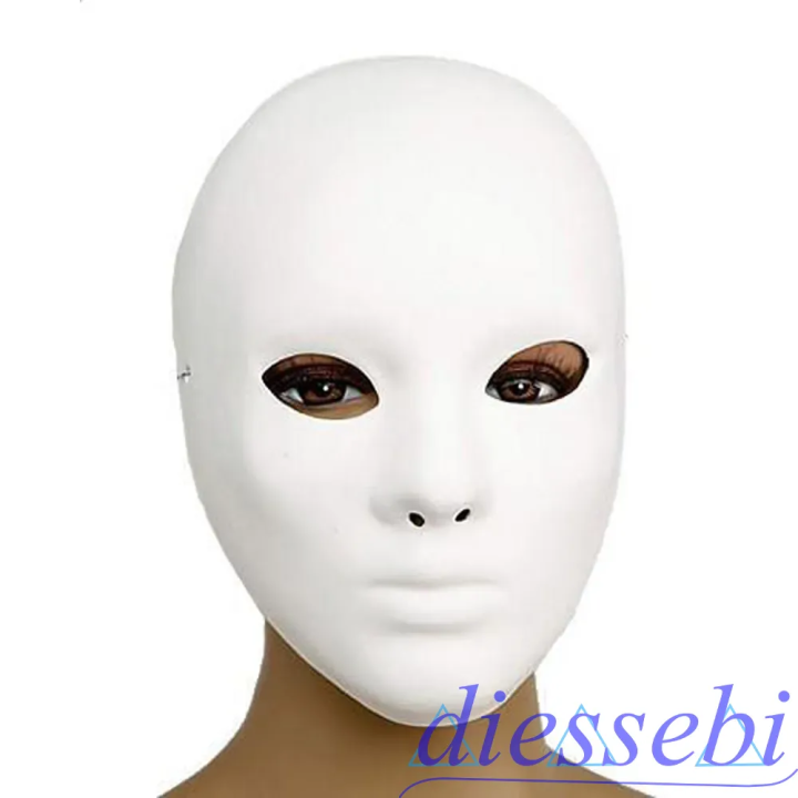 Maschera Viso Bianca cm 25 da Dipingere Carnival Toys