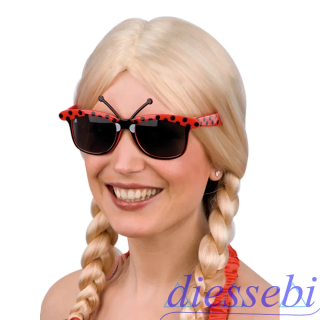 Occhiali Coccinella rosso-nero Carnival Toys