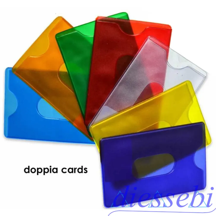 Portacards 2 Tasche Semirigido Kristall Color (colori assortiti) pla302kc