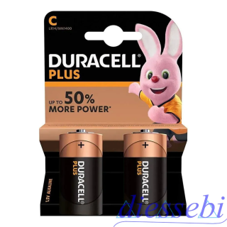 Batteria C Mezza Torcia Duracell Plus