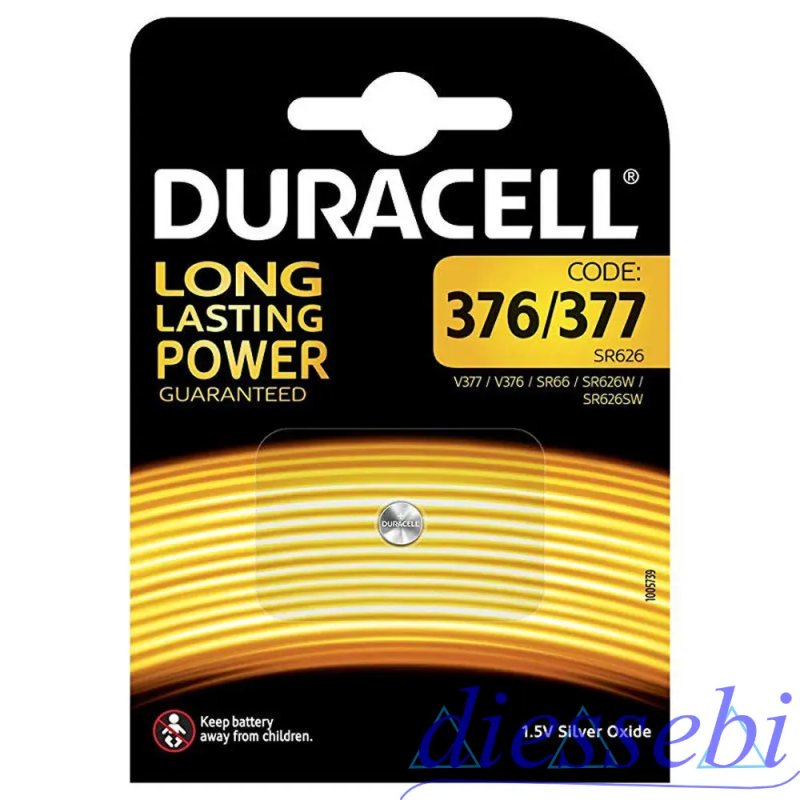Batteria 376/377 1.5V Duracell