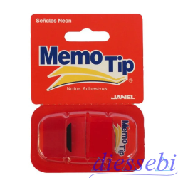 Segnalibro 50 Page Markers Memo Tip Rosso