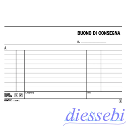 Blocco Buoni di Consegna 2 copie autoricalcante