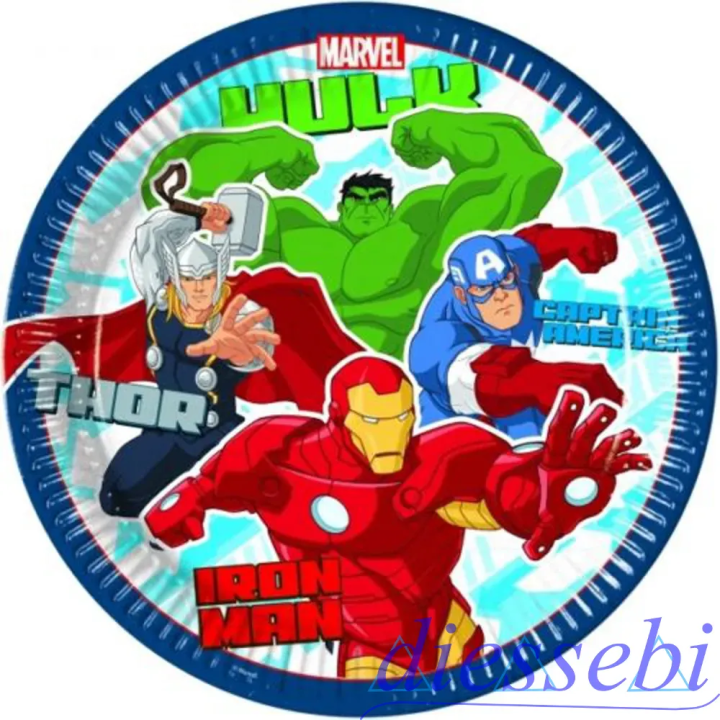 Piatti Grandi Fantastici 4 Marvel