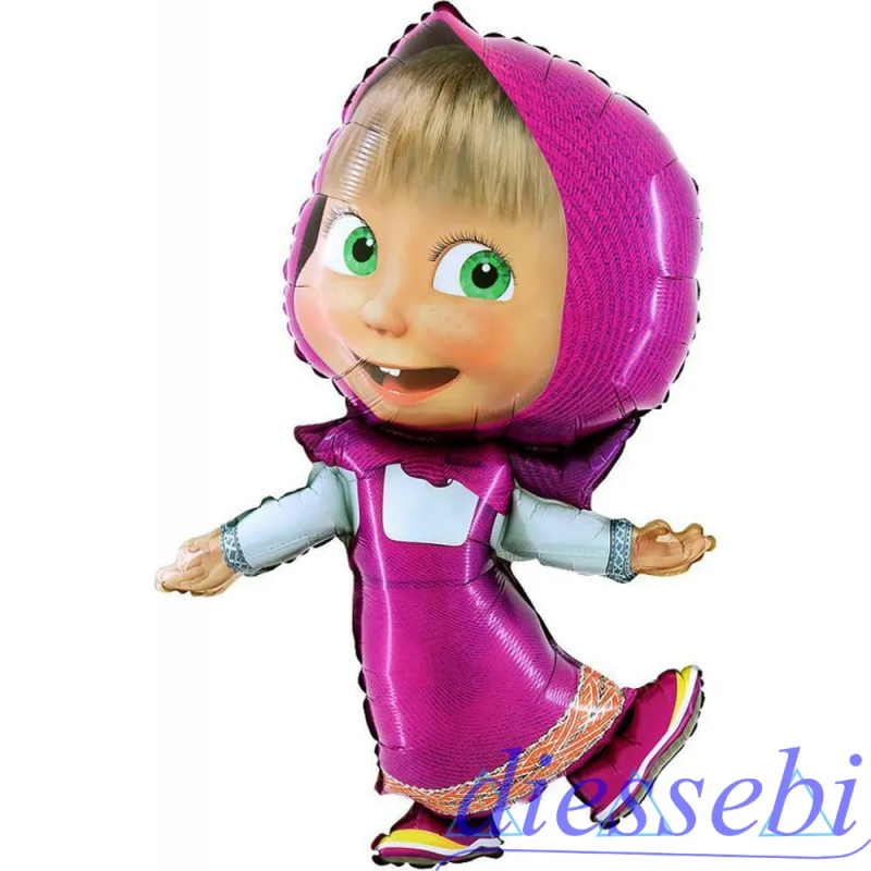Mylar Masha e Orso Super Shape 1mt Festa Balloon