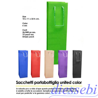 Shopper Portabottiglia United Color