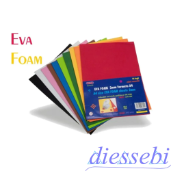 Blister 10fg A4 Eva Foam 2mm (colori assortiti) Wiler