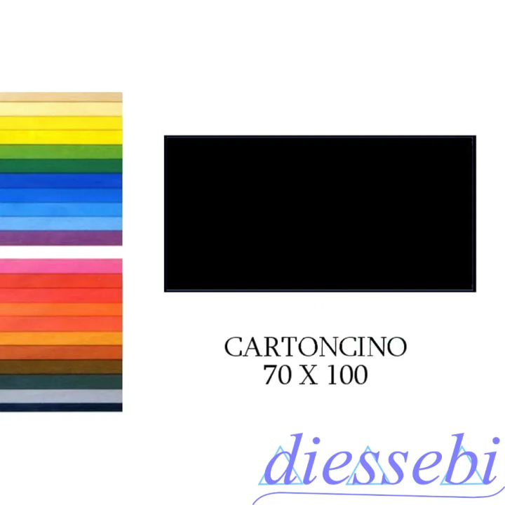 Cartoncino 70x100cm 200gr Nero (35) Fabriano