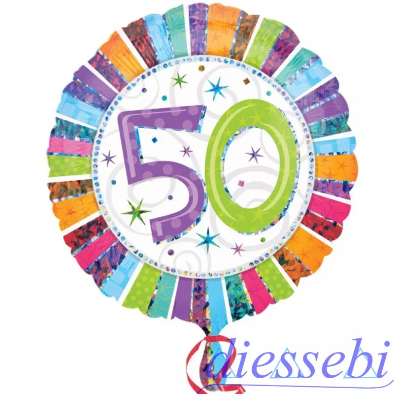 Mylar 50° Compleanno 45cm Anagram