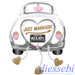 Mylar Sposi Just Married 70x100cm Style Party Balloon Anagram
