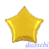 Mylar Stella Minishape Oro 22cm