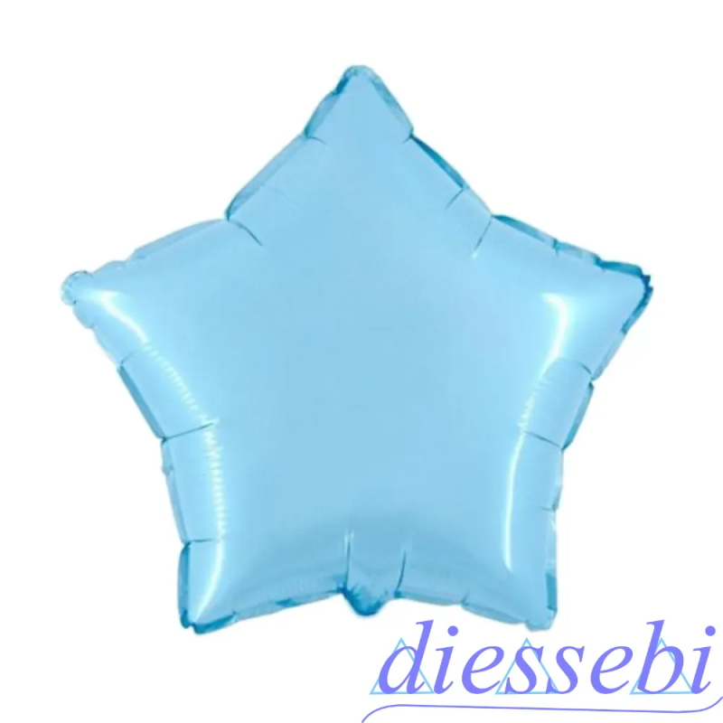 Mylar Stella Minishape Celeste perla 22cm
