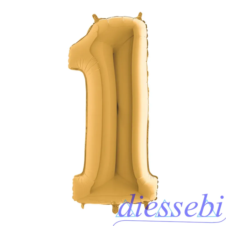 Mylar Mini Numero 1 Oro 35cm