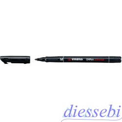 Penna OHP Stabilo M Nero
