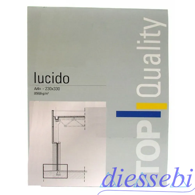 Blocco Fogli Lucidi A4 Quadra TQ