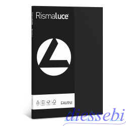 Cartoncino A4 200gr Nero (63) Rismaluce Favini