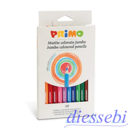 Colori a Matita da 12 Jumbo Primo