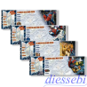 Carnet 15 Inviti Compleanno Spiderman
