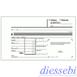 Ricevute Affitto 2 copie TQ