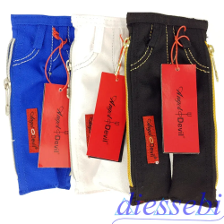 Astuccio Bustina Jeans Angel & Devil Blu