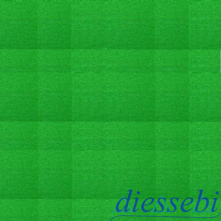 Rotolo Carta Crespa 40gr Verde Bandiera (0236) 50cm x 2.5m Cartotecnica Rossi