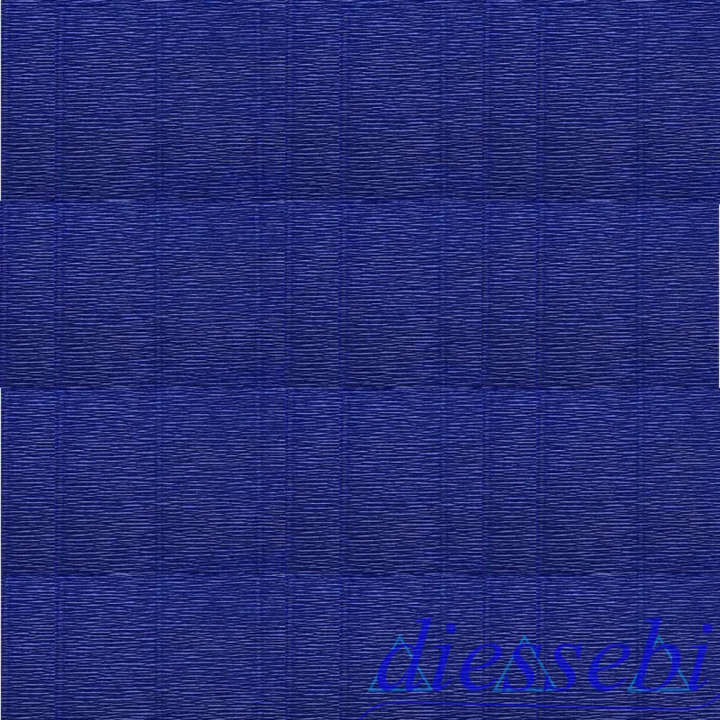 Rotolo Carta Crespa 180gr Blu (555) 50cm x 2.5m Cartotecnica Rossi